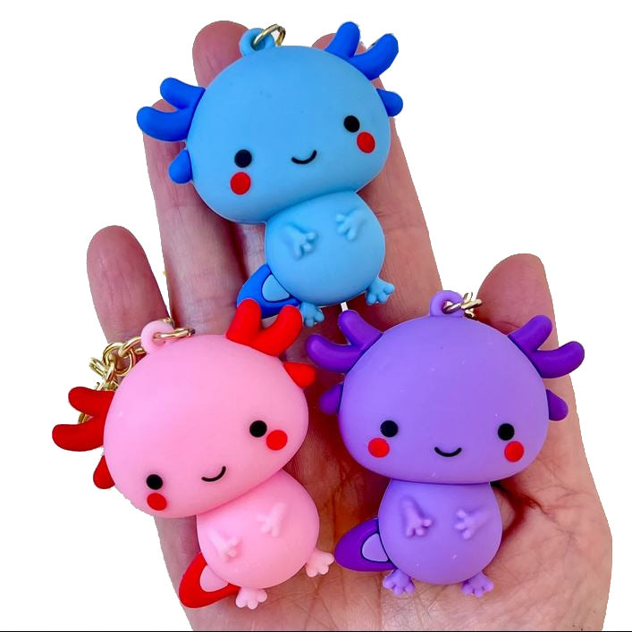 Axolotl Figure Keyring