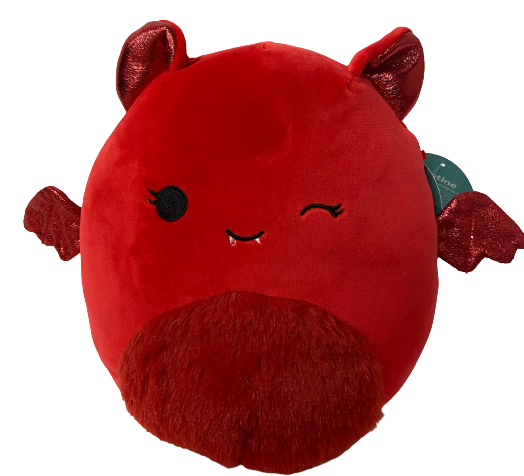 8^ Squishmallow Red Bat