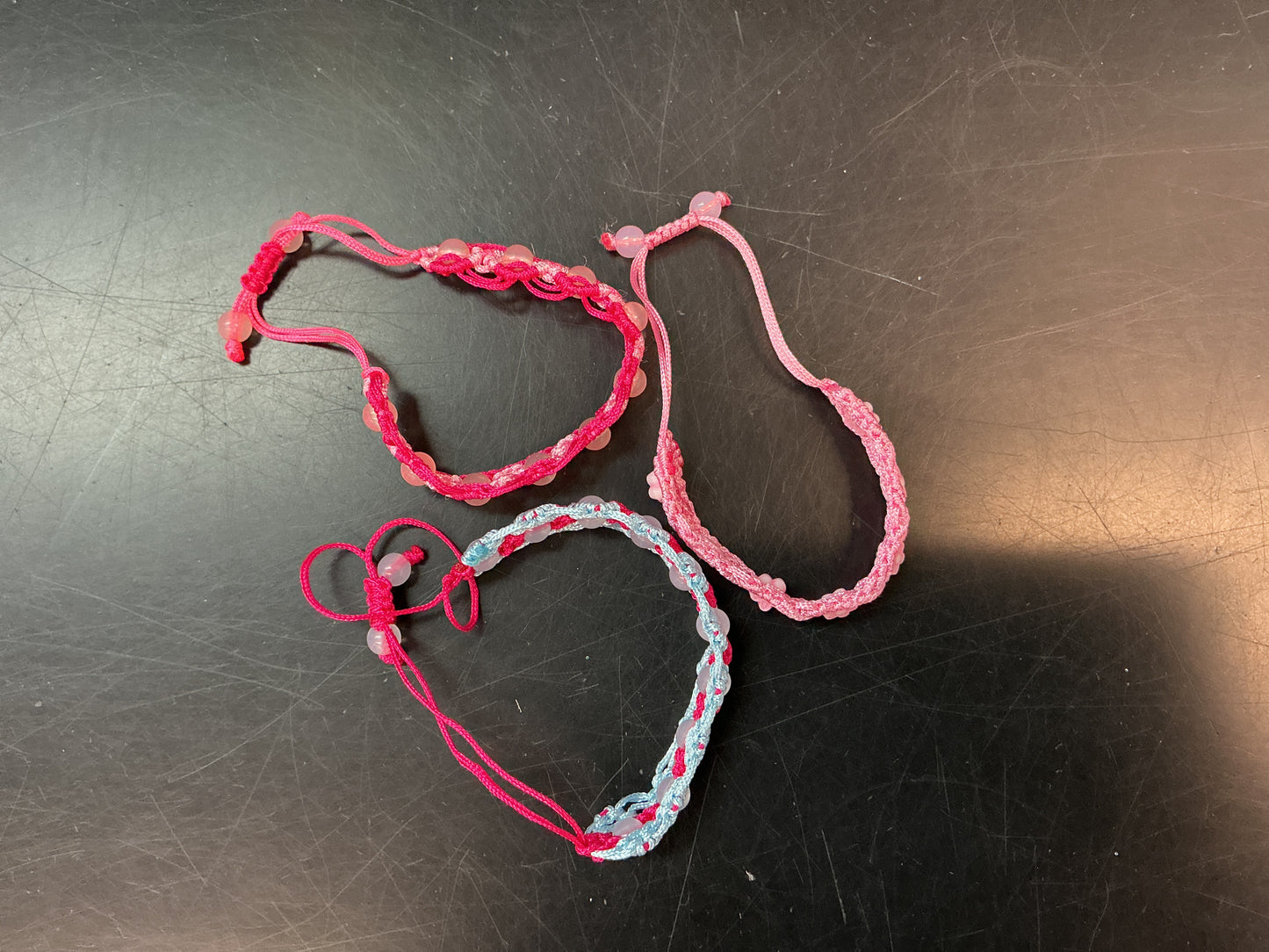 Knotted Rope Bead Bracele