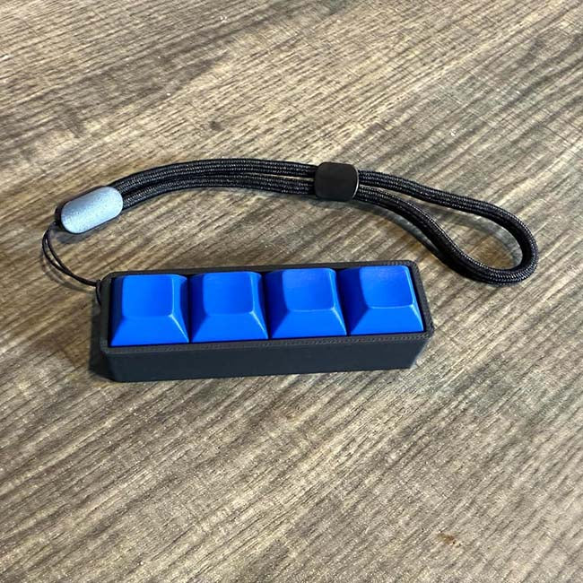 Blue Fidget Keybar