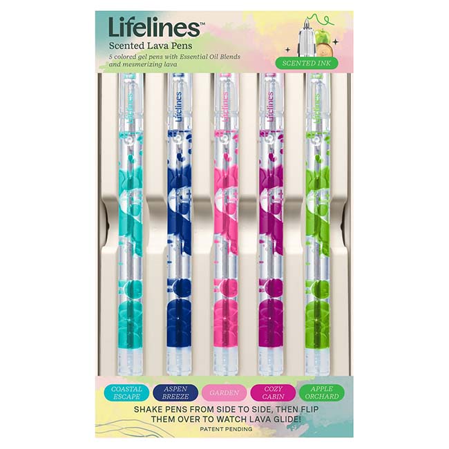 Lava Pen Set 5pk Brights