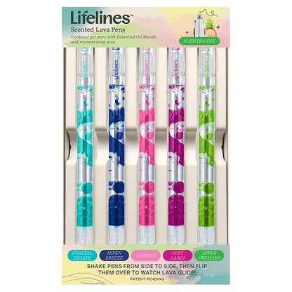 Lava Pen Set 5pk Brights