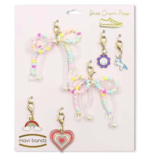 Rainbow Bead Shoe Charms
