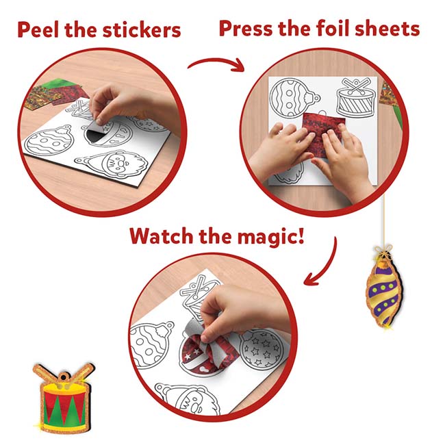 Foil Fun Xmas Ornaments