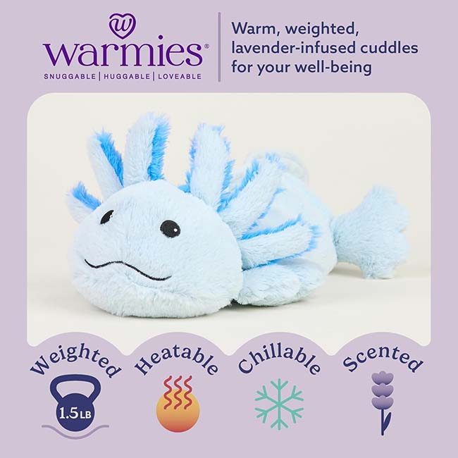 Blue Axolotl Warmie