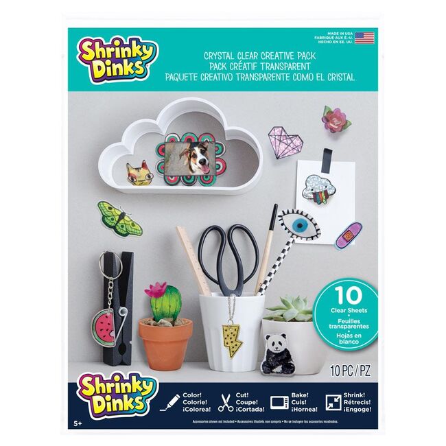 Crystal Clear Shrinky