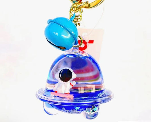 Astronaut Ufo Keychain