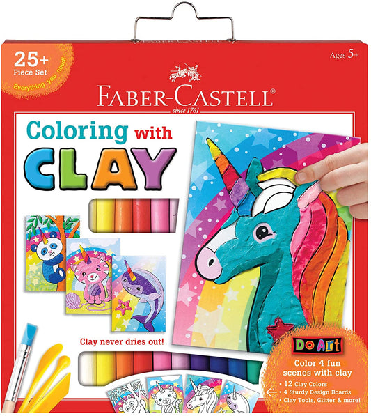 Coloring Clay Unicorn