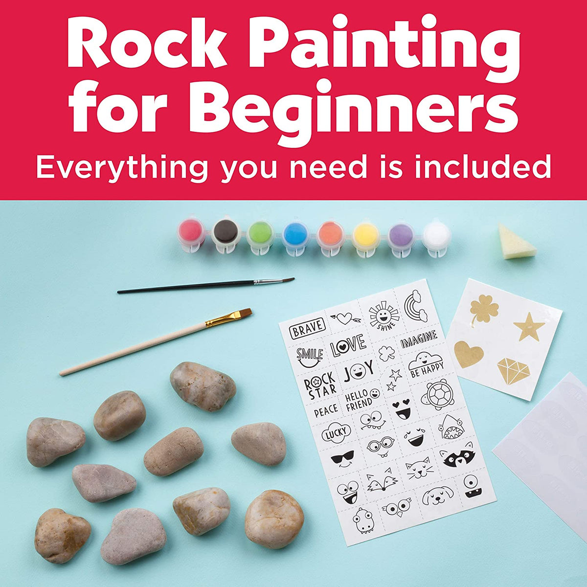 Hide N Seek Rock Painting