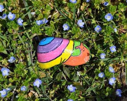 Hide N Seek Rock Painting