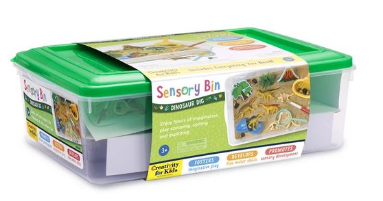 Sensory Bin Dinosaurs