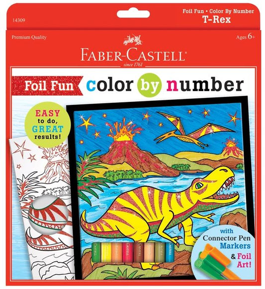 Trex Foil Fun Color by Number