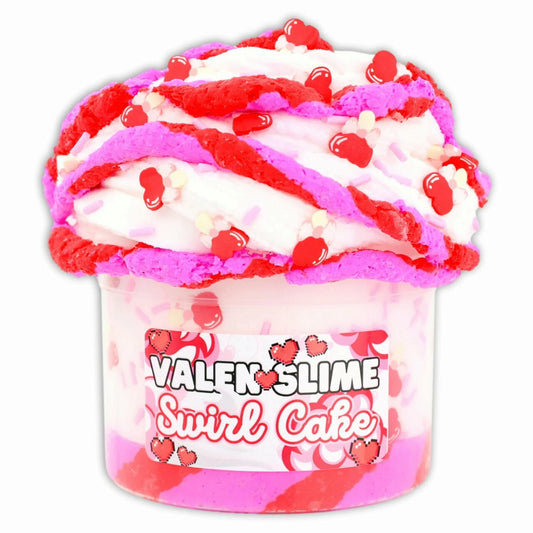 Valenslime Swirl Cake