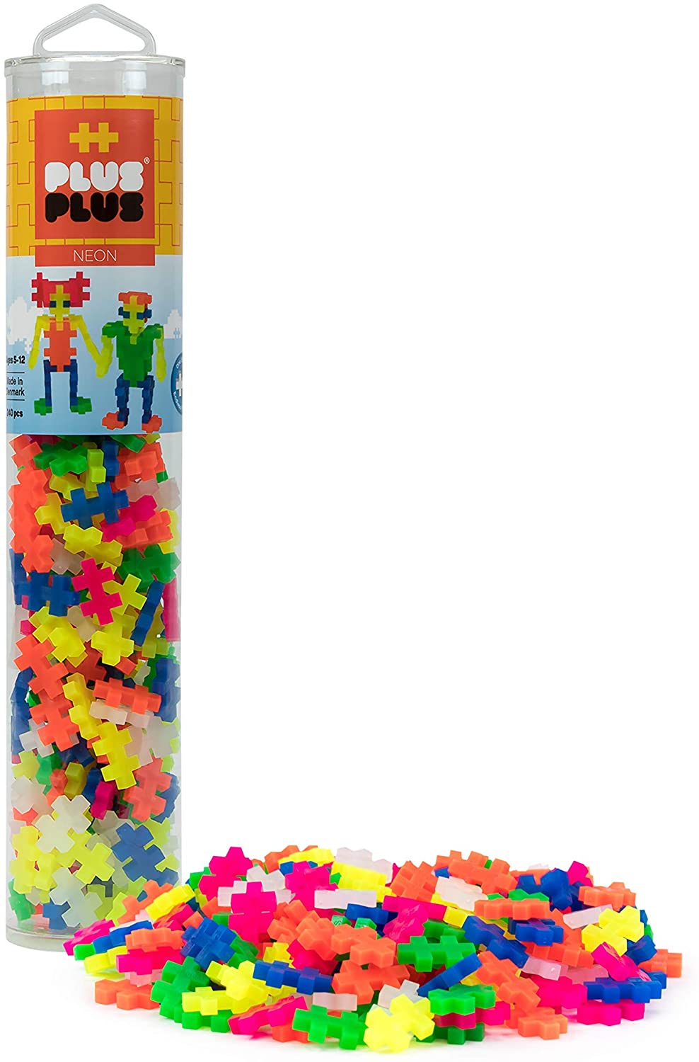 Plus Plus Tube Neon 240 Piece