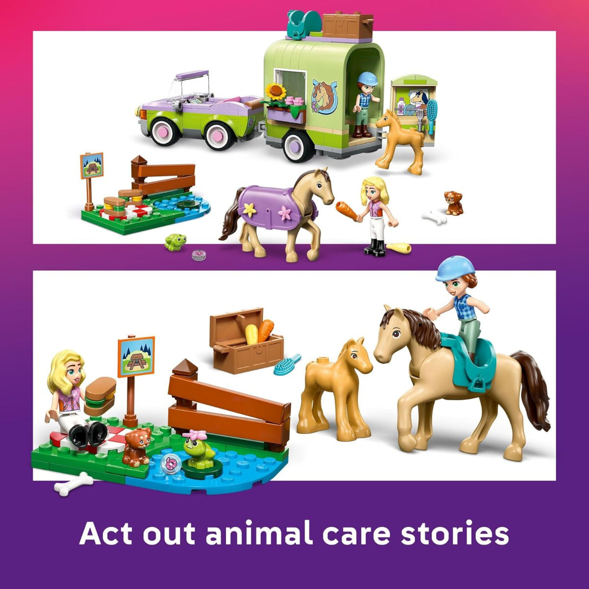 Horse Baby Foal Trailer
