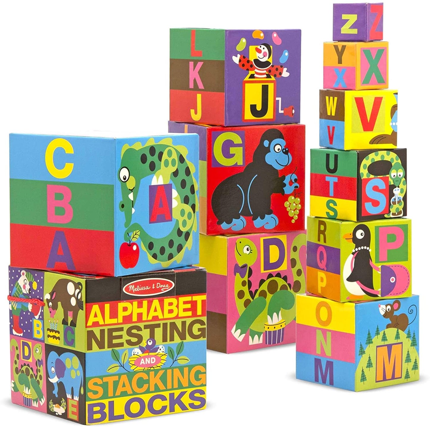 Alphabet Stacking Blocks