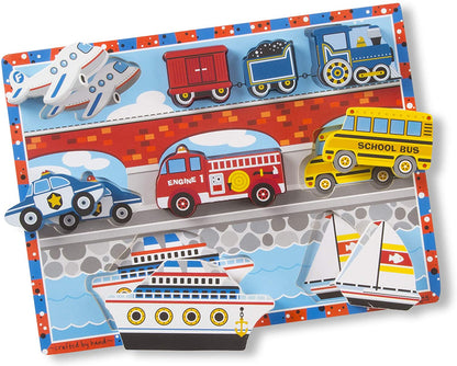 Chunky Vehicles Puzzle