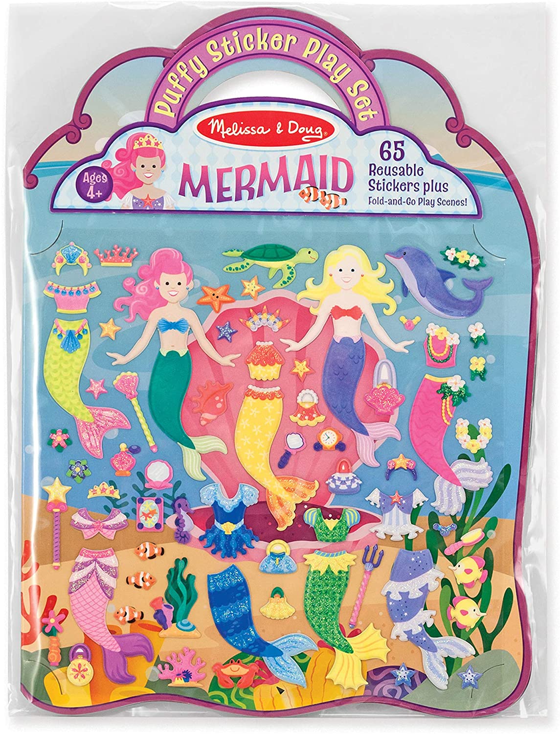 Puffy Stickers - Mermaid