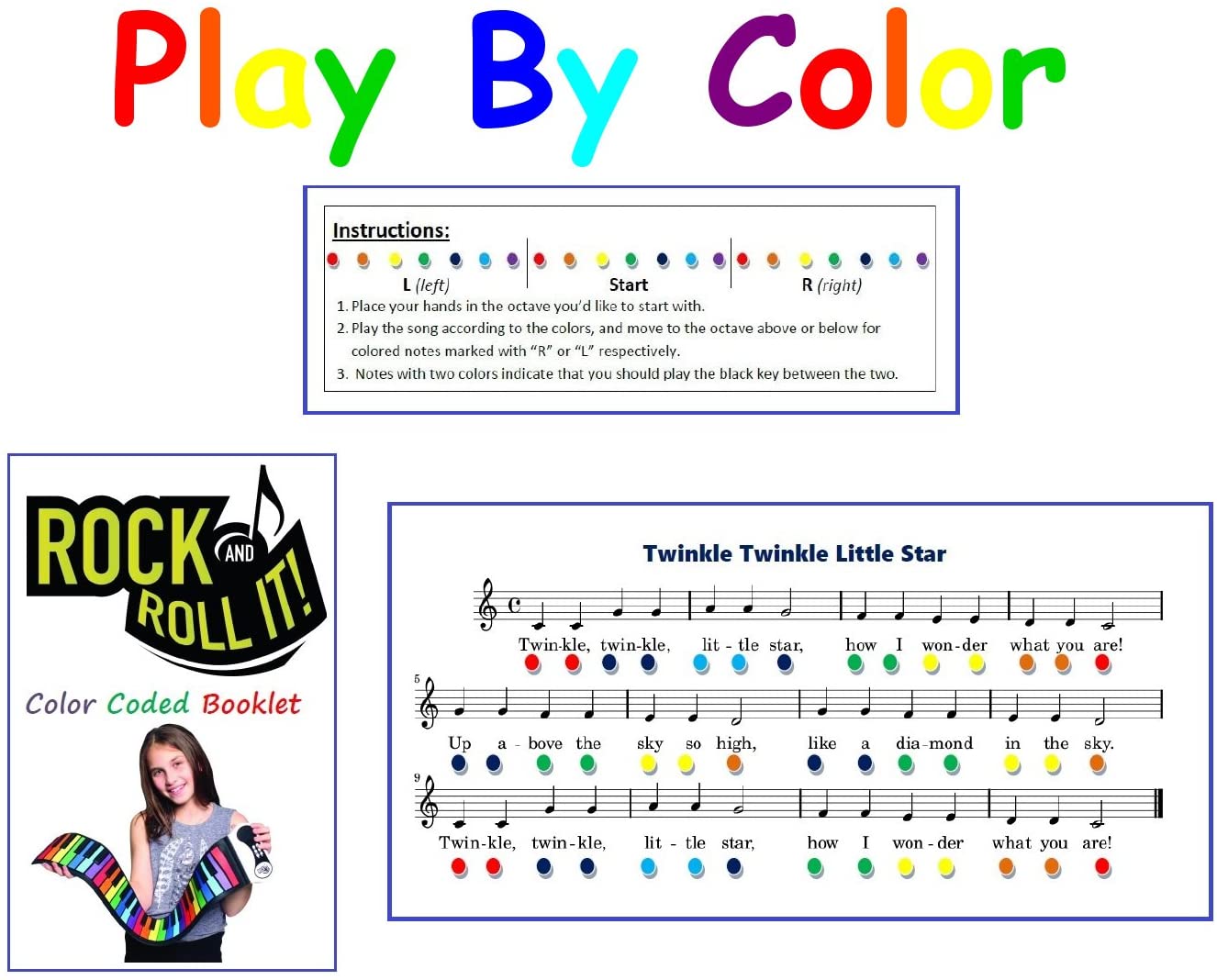 Rock Roll Piano Rainbow