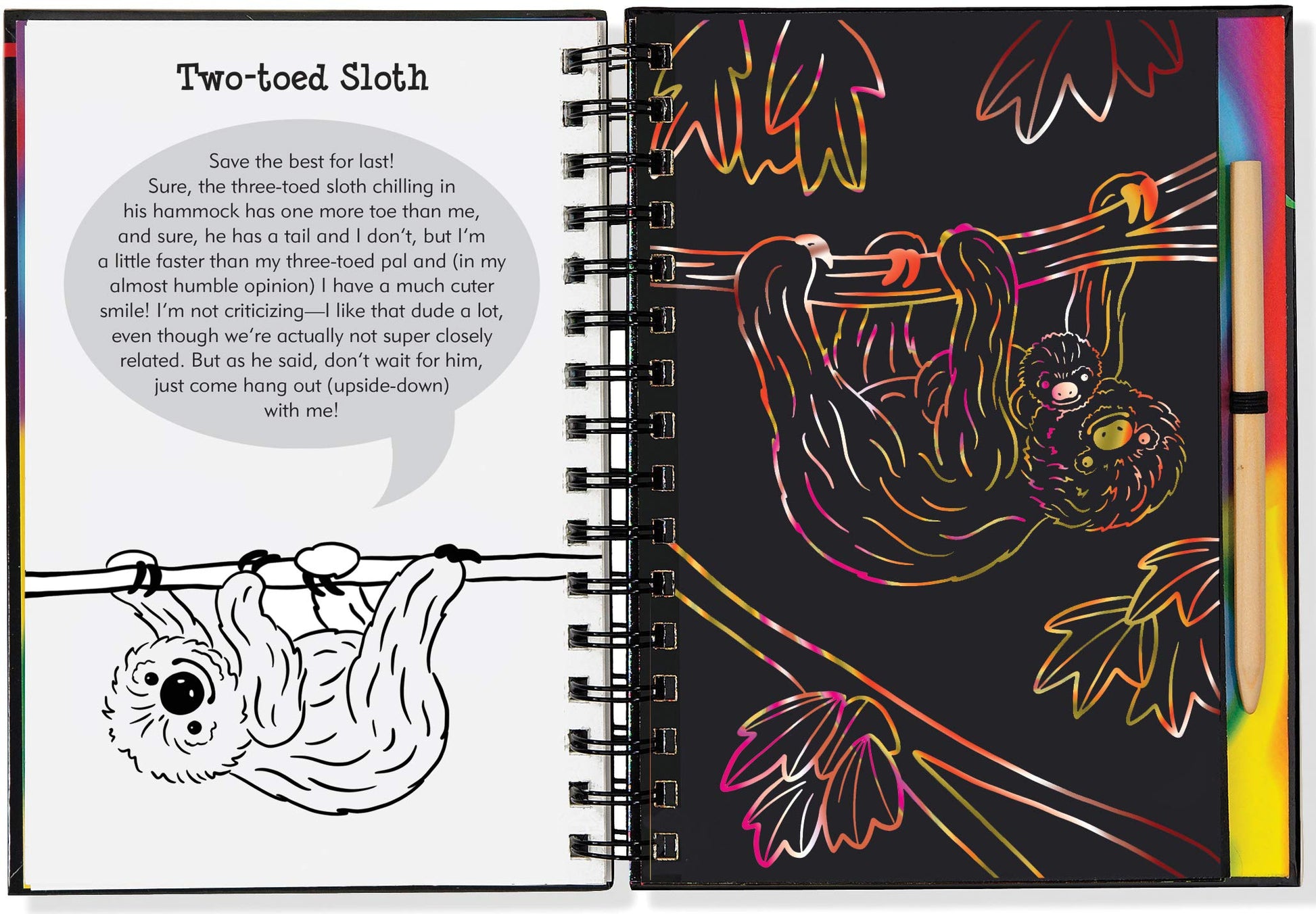 Scratch & Sketch Sloth
