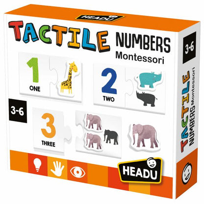 Tactile Numbers Flashcard