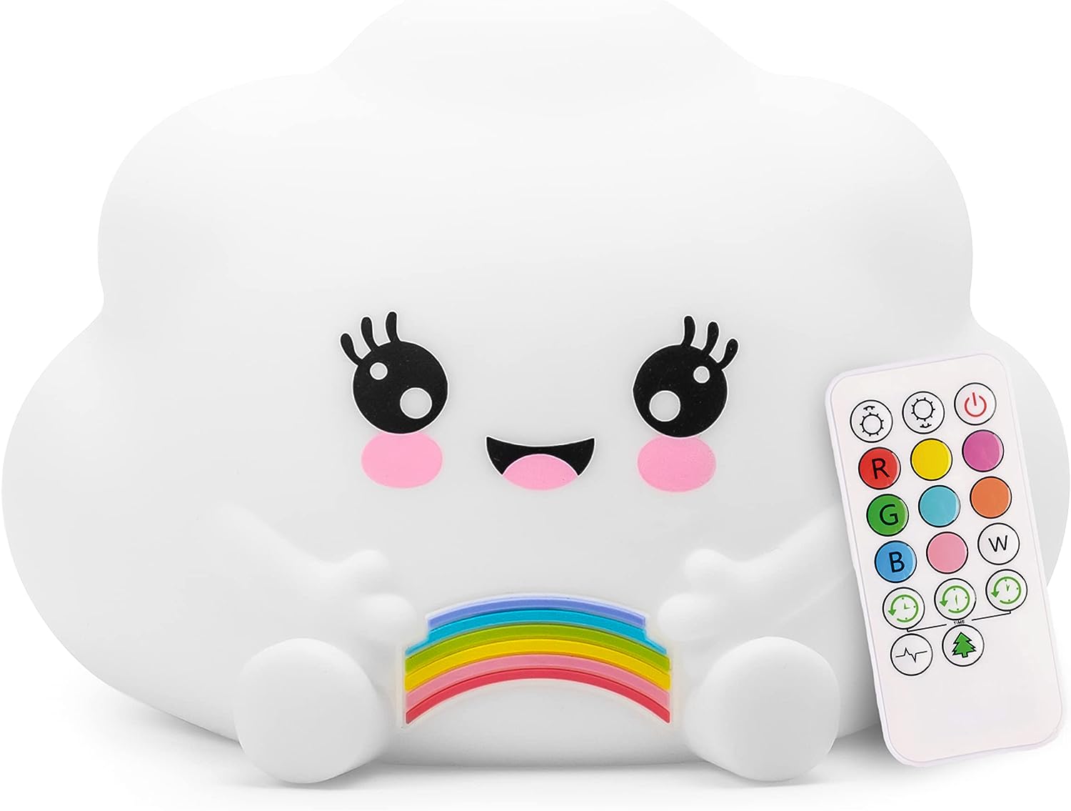 Lumipetsgö¼-½ Kawaii Cloud with Remote - Children's Nursery Touch Night Light