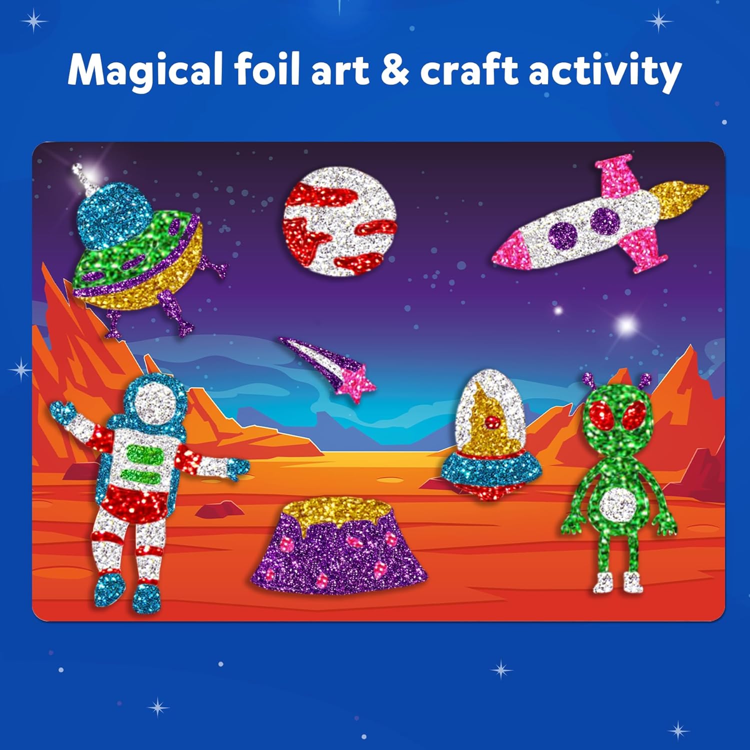 Foil Fun Up in Space