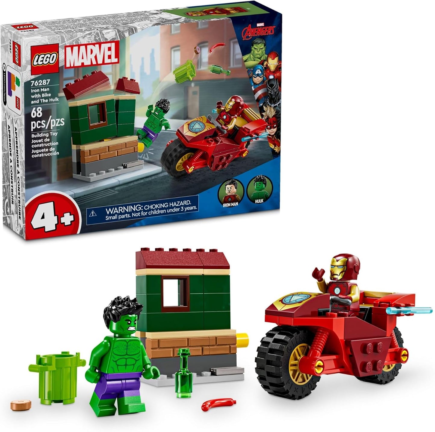 Iron Man with Bike Hulk