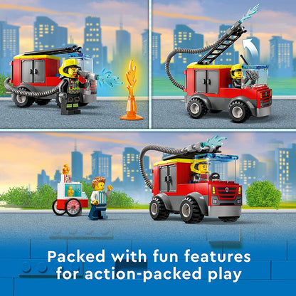 Fire Station Fire Truck