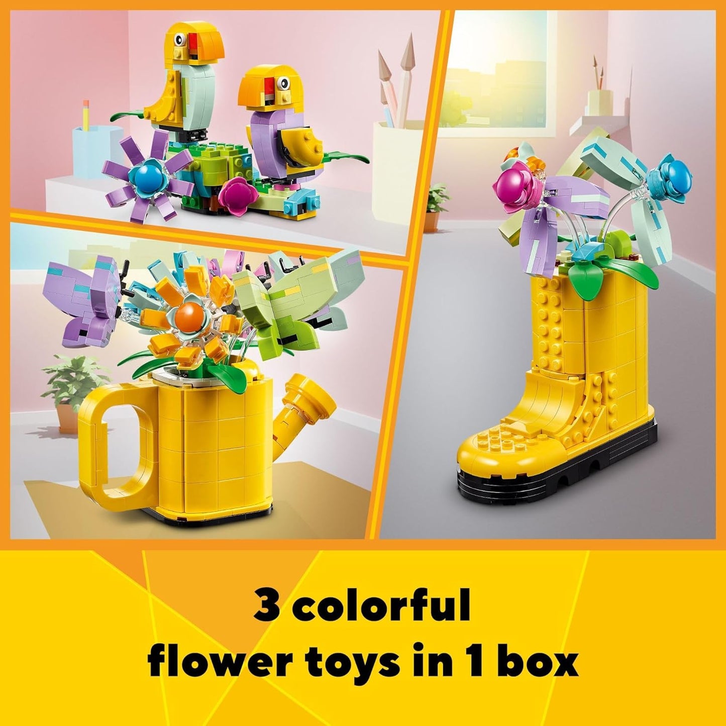 Flowers in Watering Can