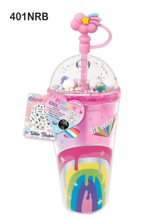Pom Pom Rainbow Cup
