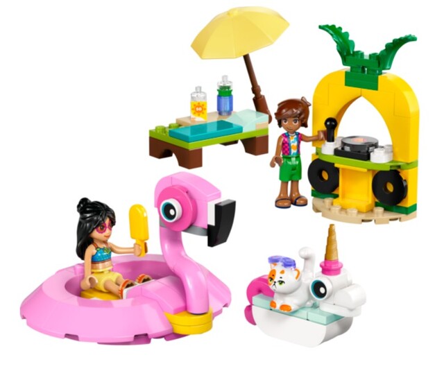 Legogö¼-½ Friends Unicorn & Flamingo Pool Party