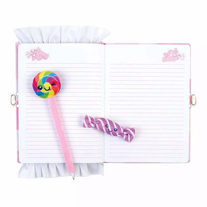 Cndy Plush Lcking Journal