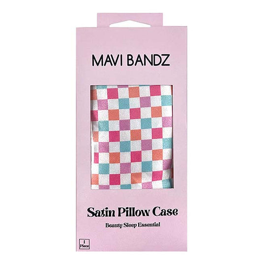 Satin Check Pillowcase