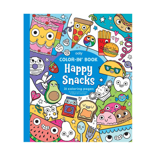 Happy Snacks Coloring Bk