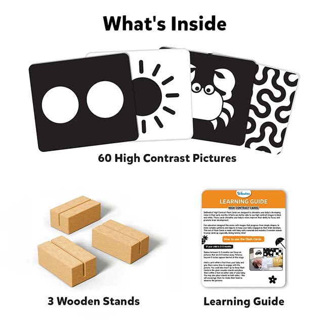 High Contrast Flash Cards for Infants