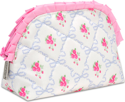 Cosmetic Bag Oval Ditsy Floral